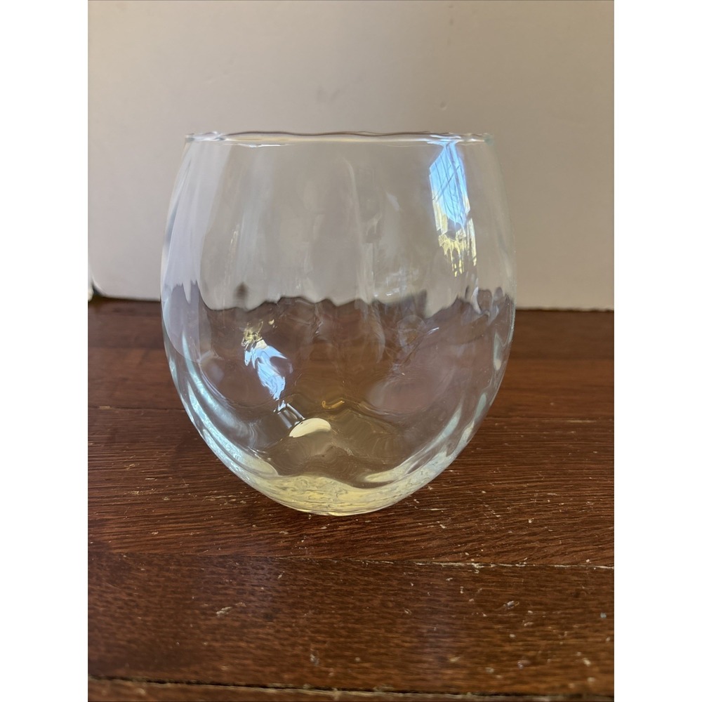 Princess House OPTIC WAVE Crystal Candy Dish /Treasure Jar, Missing Lid